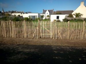 Réalisation d'un portillon en ganivelle